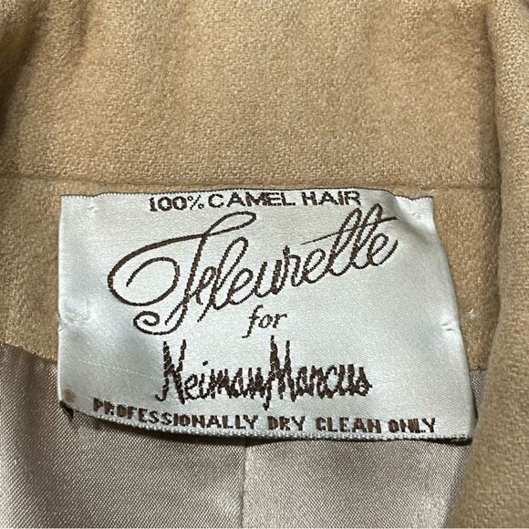 Fleurette Classic Camelhair Camel Long Overcoat Wool Dress Maxi Coat Tan Women 6 - Picture 3 of 8